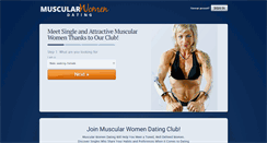 Desktop Screenshot of muscularwomendating.com